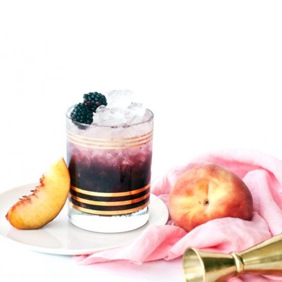 Peach and Blackberry Bramble