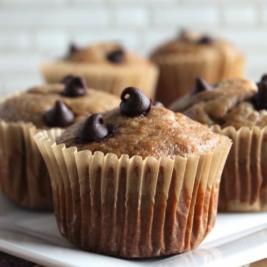 Chocolate Chip Banana Muffin