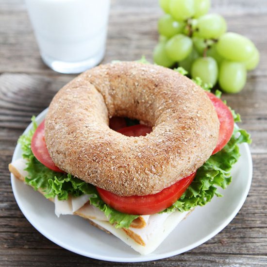 Turkey Havarti Bagel Sandwich