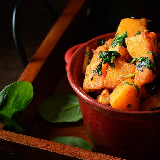 Pan Roasted Butternut Squash