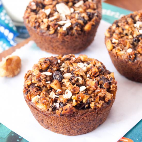 Whole Wheat Chocolate Muffins