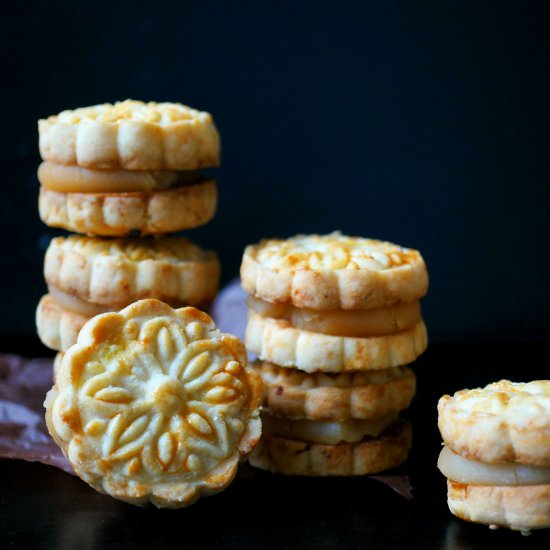 Lotus + Salted Yolk Cookie Sandwich