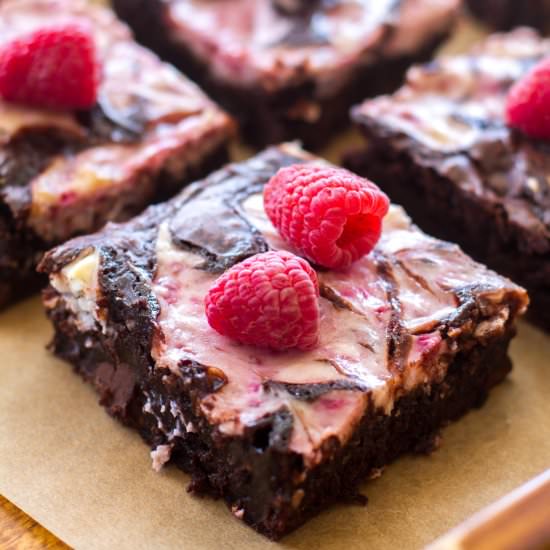 Raspberry Cheesecake Brownies