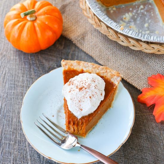 Super Easy Pumpkin Pie