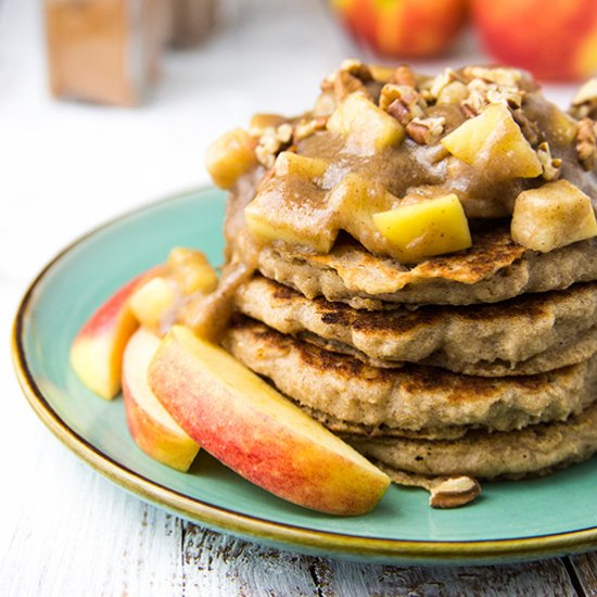 Gluten Free Apple Pie Pancakes