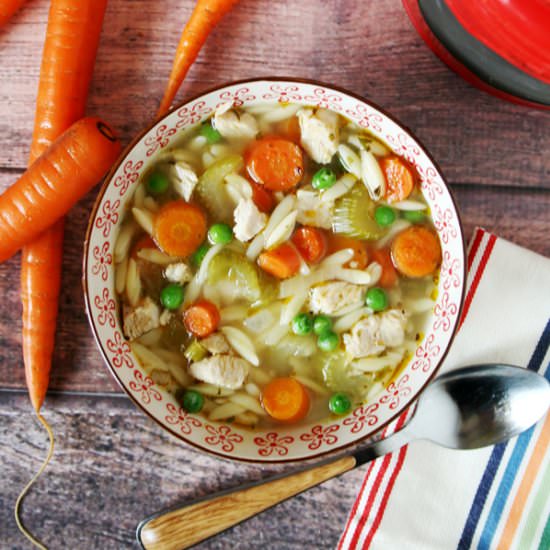 Chicken & Orzo Noodle Soup