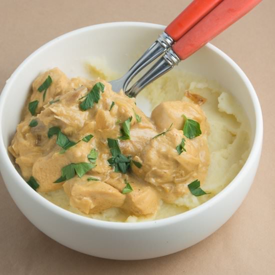 Creamy Mustard Chicken and Leeks