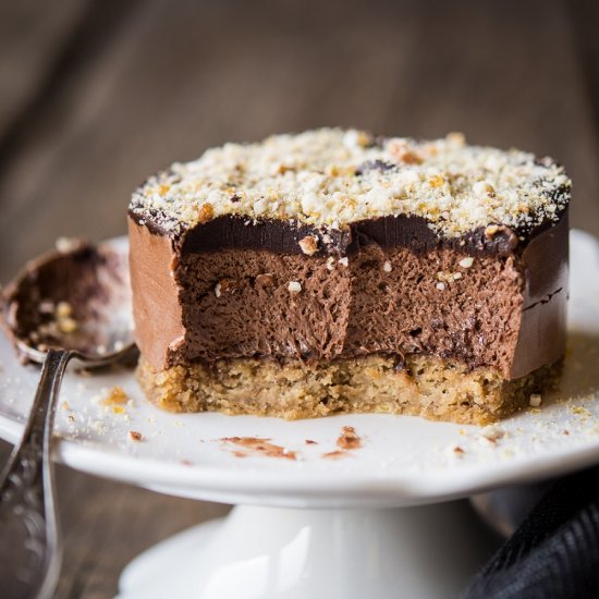 Chestnut Chocolate Mousse Cakes