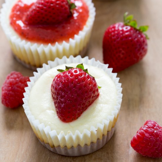 Mini Cheesecake Cupcakes