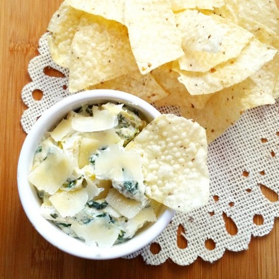 Spinach Roasted Artichoke Dip