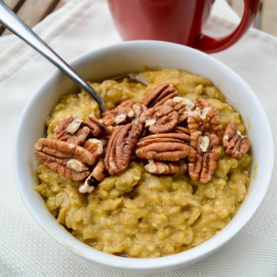 Kabocha Squash Maple Oatmeal