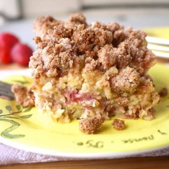 Grain-Free Strawberry Coffee Cake