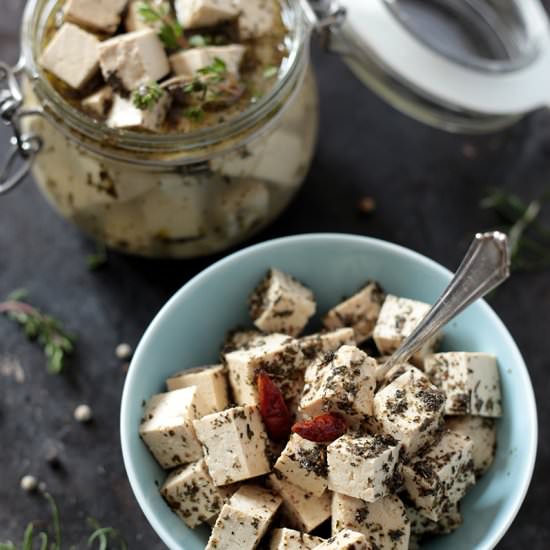 Vegan Tofu Feta Cheese