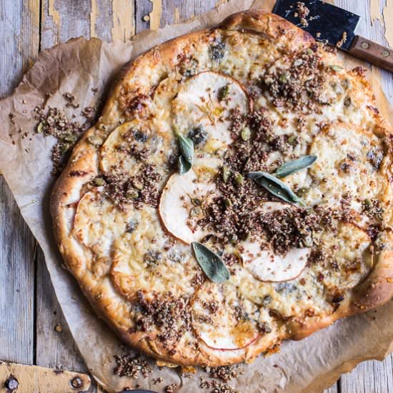 Apple and Caramelized Onion Pizza