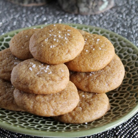 Browned Butter Salty Pumpkin Cookie