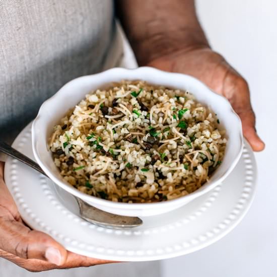 Mom’s Bulgur Pilaf