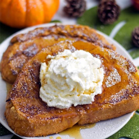 Pumpkin Spice French Toast