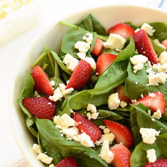 Strawberry, Grilled Chicken Salad