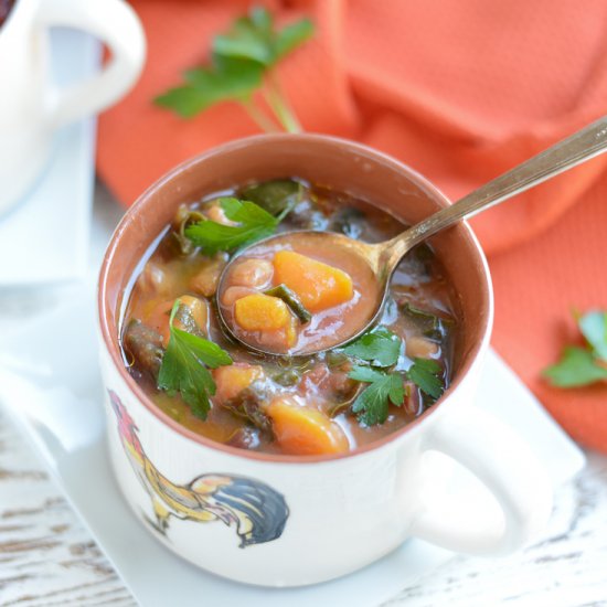 Slow Cooker Autumn Minestrone