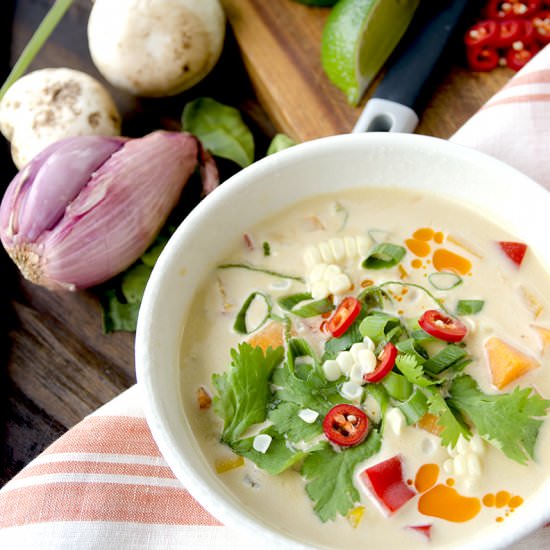 Thai Pumpkin Corn Soup