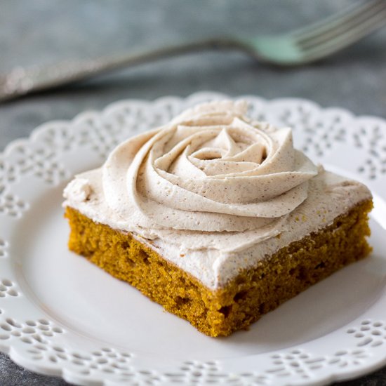 Frosted Pumpkin Squares