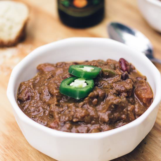 Pumpkin Ale Chili