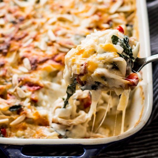 Low-Carb Chicken Tetrazzini