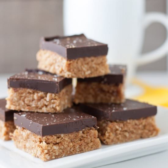 No-Bake Chocolate Peanut Butter Bar