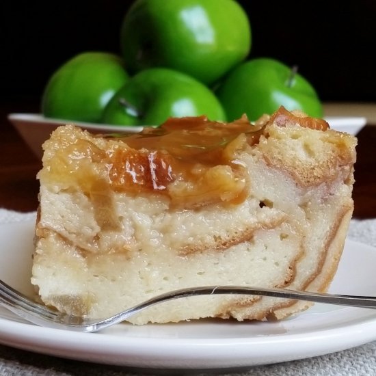 Caramel Apple Bread Pudding