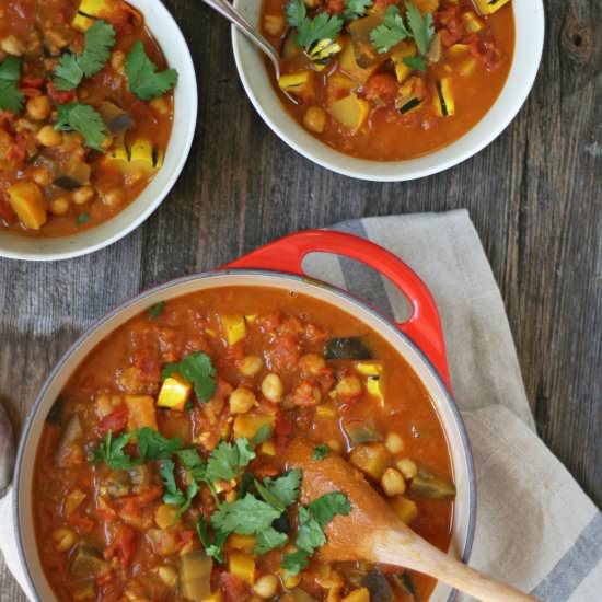 Delicata Squash & Chickpea Curry