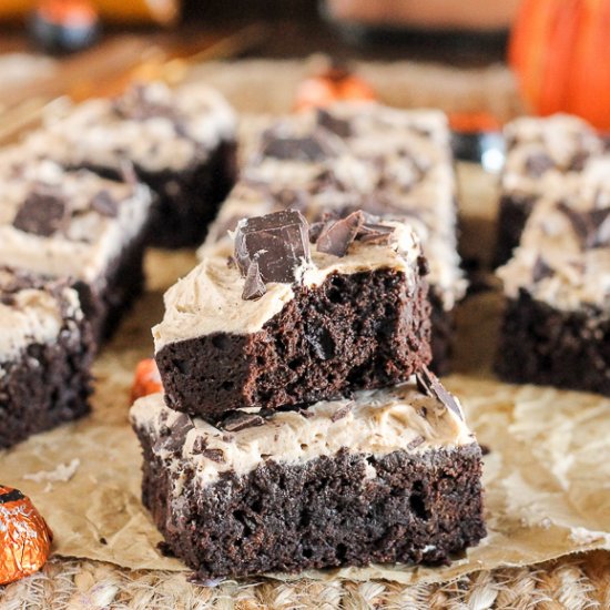 Pumpkin Spice Latte Brownies