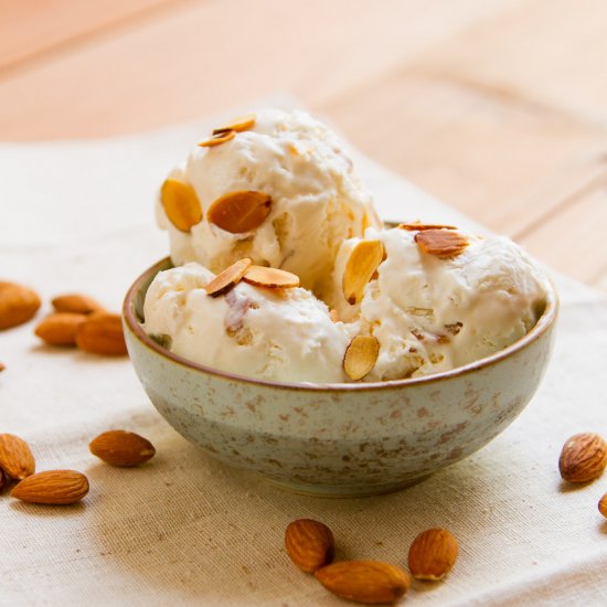 Almond Nougat Ice Cream