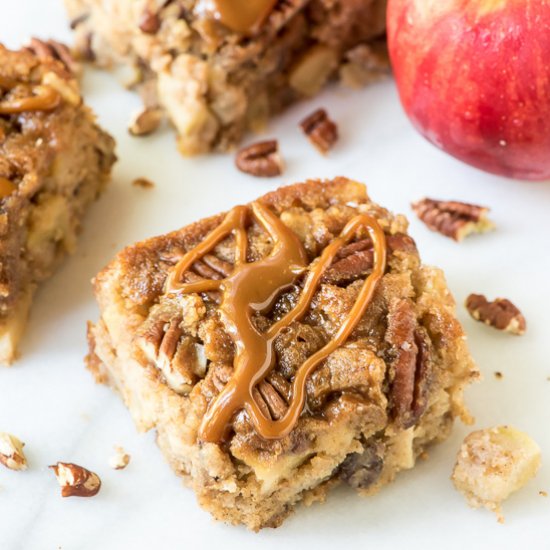 Gooey Caramel Apple Cake