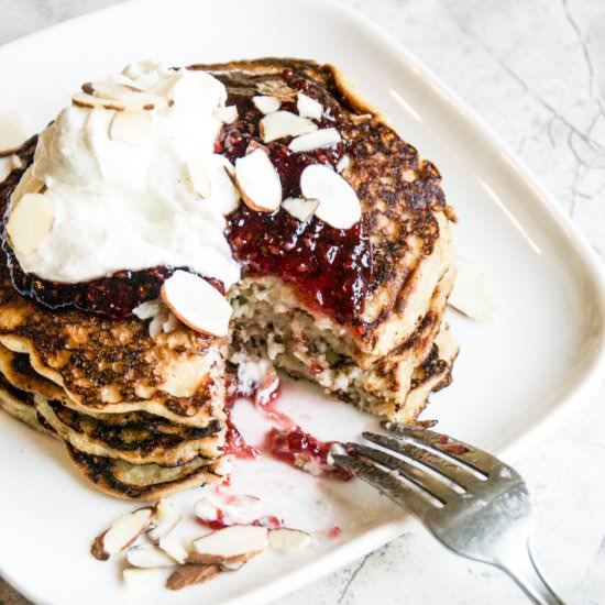 Coconut Oat Pancakes