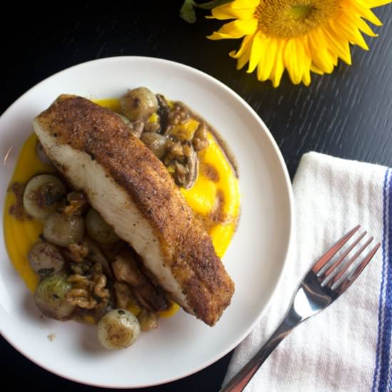 Moroccan Spiced Halibut