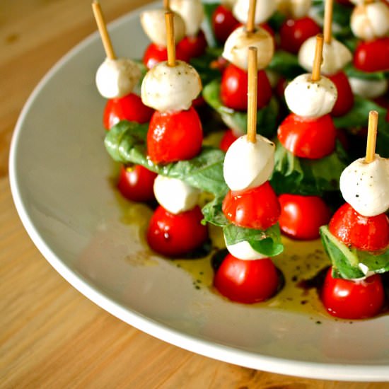 Bite-Size Caprese Skewers