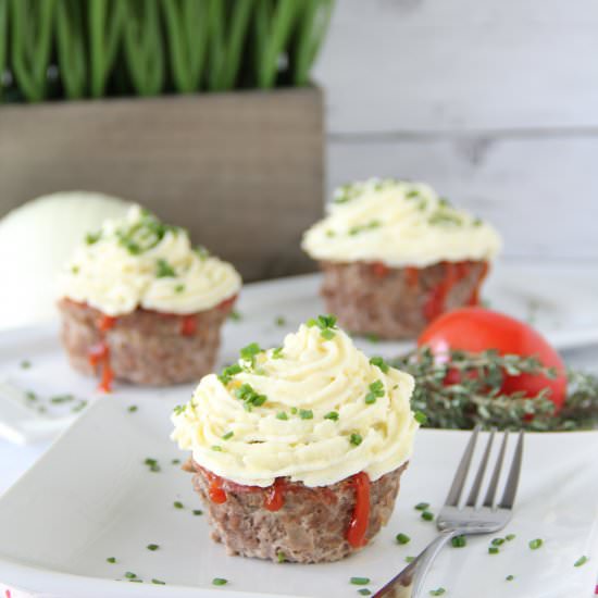 Savory Meatloaf Cupcakes