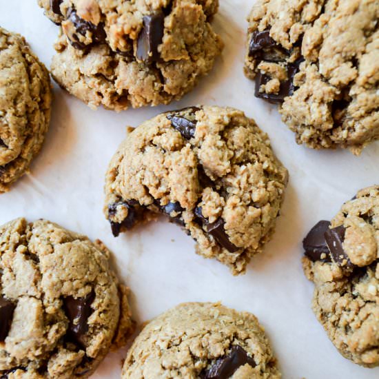 Peanut Butter Chocolate Chip Cookie