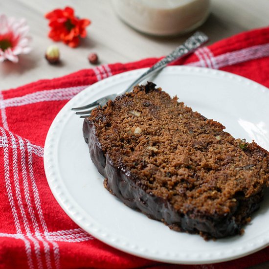 Kamut Chocolate Walnut Zucchini Loaf