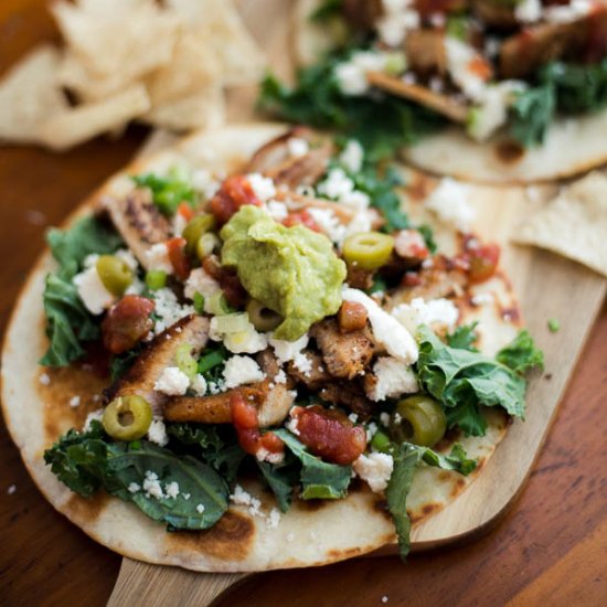 Simple Pork Tostada