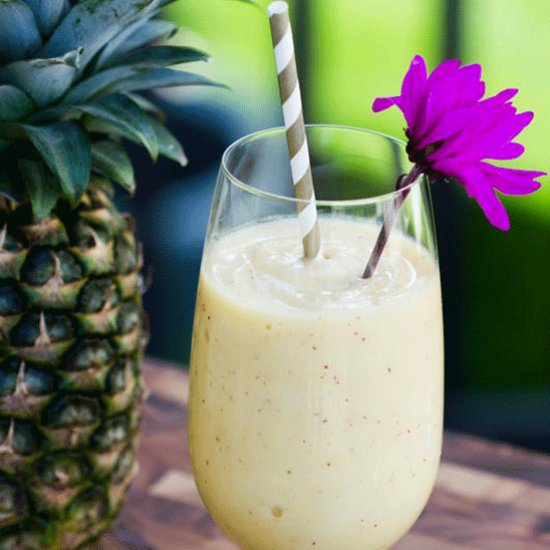 Clean Eating Pineapple Smoothie