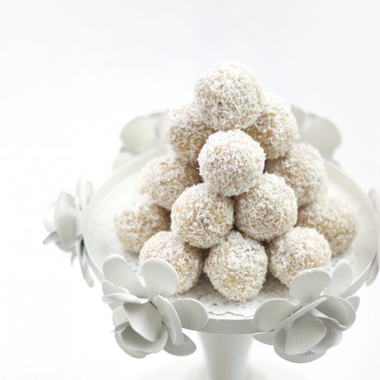 persimmon coconut balls