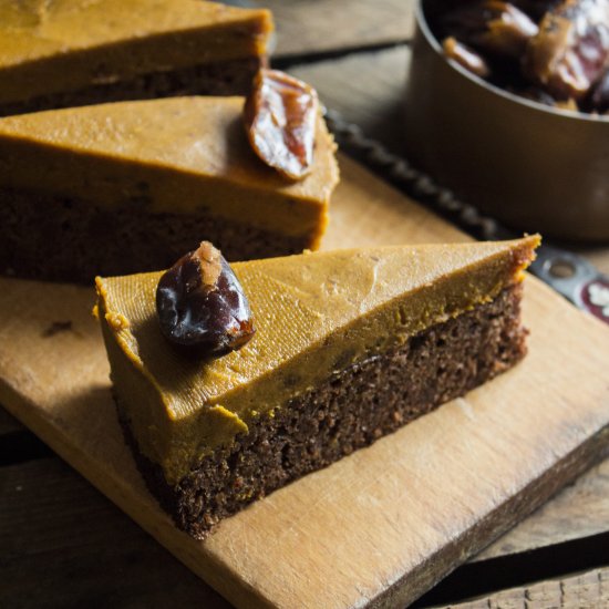 Pumpkin and date autumn cake