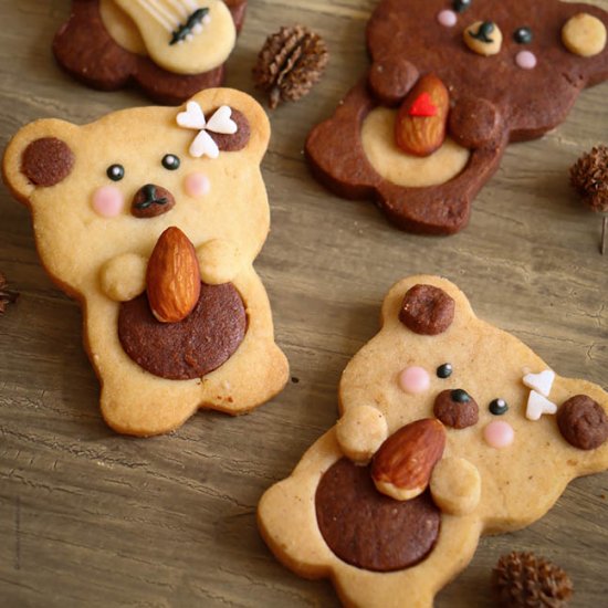 Teddy bear cookies