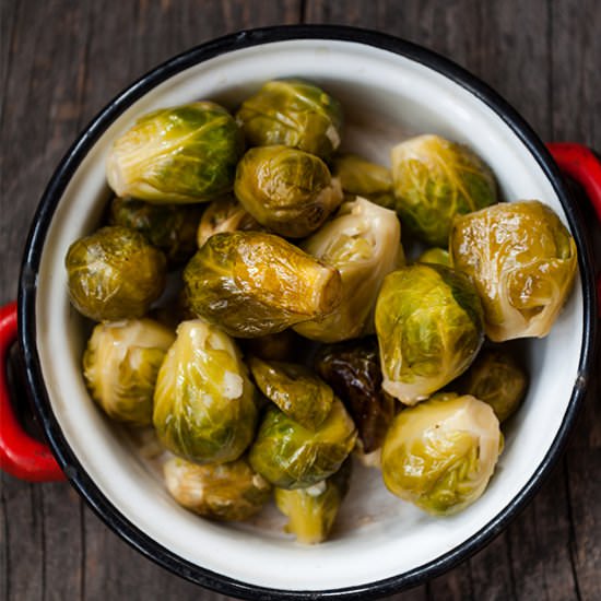 Roasted brussels sprouts