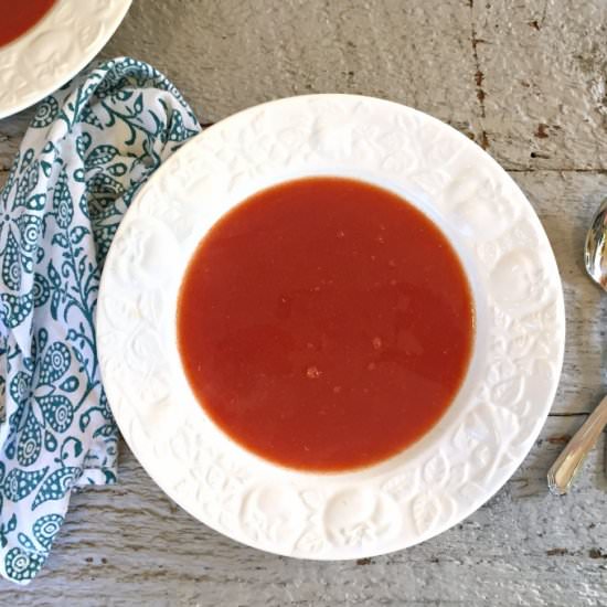 Slow Cooked Tomato Soup