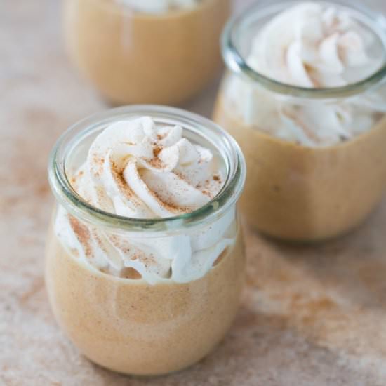 High protein pumpkin mousse