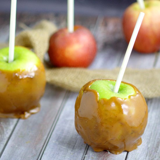 Homemade Taffy Apples