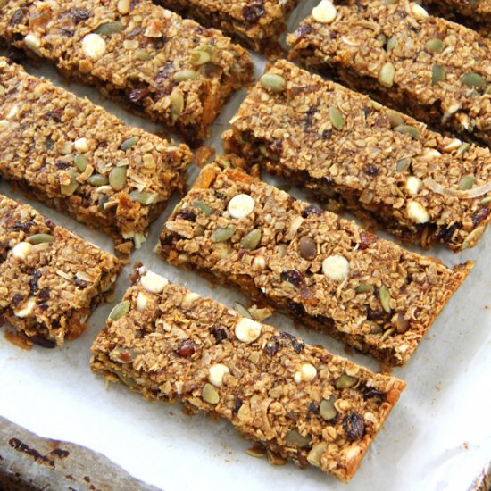 Pumpkin Pie Granola Bars