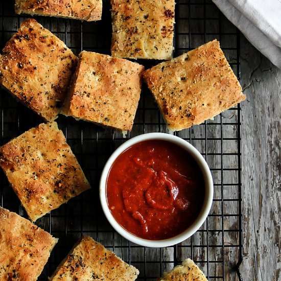 The Best Garlic and Herbs Flatbread